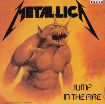 Metallica Creeping Death/Jump In The Fire, Vertigo france, CD