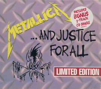 Metallica ...And Justice For All, Vertigo australia, CD