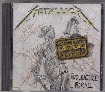 Metallica ...And Justice For All, Vertigo australia, CD gold