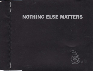 Metallica Nothing Else Matters, Vertigo united kingdom, CD Promo