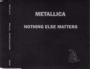 Metallica Nothing Else Matters, Vertigo united kingdom, CD Promo