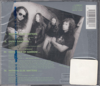 Metallica Nothing Else Matters, Vertigo/Polygram mexico, CD