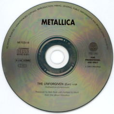 Metallica The Unforgiven, Vertigo united kingdom, CD Promo