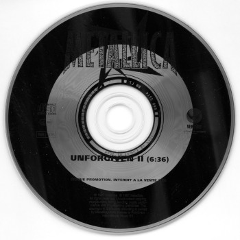 Metallica The Unforgiven II, Vertigo france, CD Promo