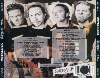 Metallica Garage Inc., Elektra usa, CD Promo