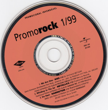 Metallica Whiskey In The Jar, Vertigo/Mercury/Universal brazil, CD Promo