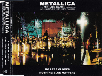 Metallica No Leaf Clover, Vertigo mexico, CD Promo
