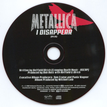 Metallica I Disappear, Hollywood germany, Maxi black