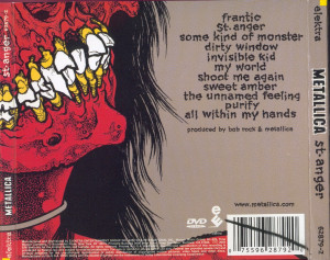 Metallica St Anger, Elektra usa, CD Promo