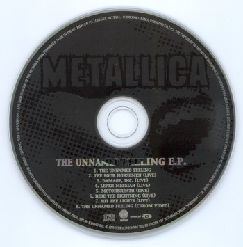 Metallica The Unnamed Feeling, Vertigo united kingdom, CD