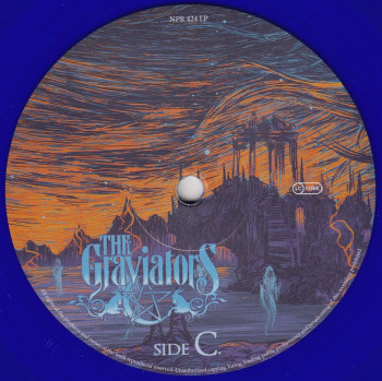 The Graviators Evil Deeds, Spinning Goblin Productions, Napalm Records austria, LP blue