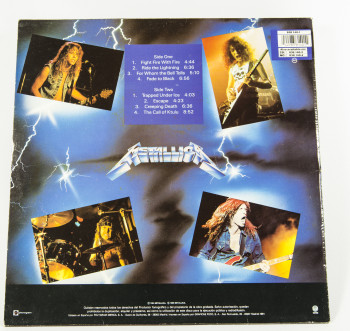 Metallica Ride The Lightning, Vertigo spain, LP