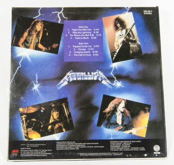 Metallica Ride The Lightning, Vertigo/MIL india, LP