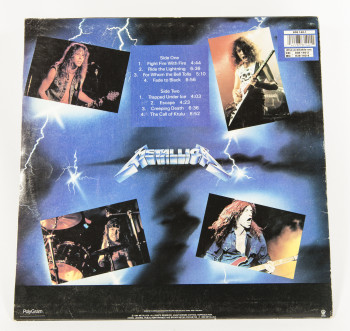 Metallica Ride The Lightning, Vertigo australia, LP