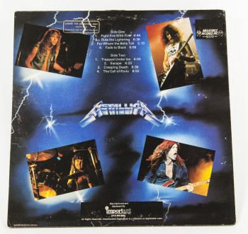 Metallica Ride The Lightning, Megaforce usa, LP Promo