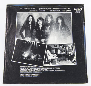 Metallica Ride The Lightning, Banzai canada, LP