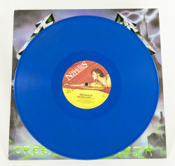 Metallica Creeping Death, Music For Nations united kingdom, 12" solid blue