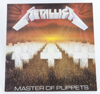 Metallica Master Of Puppets, Vertigo greece, LP Test Pressing