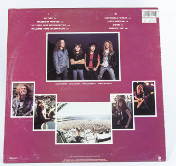 Metallica Master Of Puppets, Vertigo australia, LP