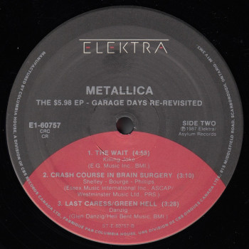 Metallica Garage Days Re-Revisited, Elektra canada, EP
