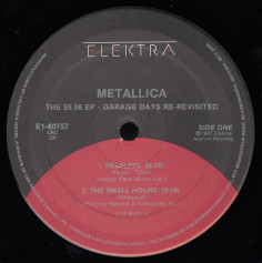 Metallica Garage Days Re-Revisited, Elektra canada, EP