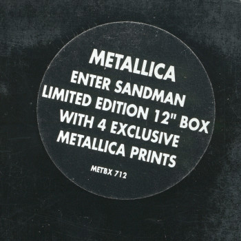 Metallica Enter Sandman, Vertigo united kingdom, 12"