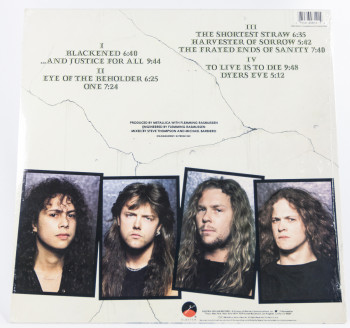 Metallica ...And Justice For All, Elektra usa, LP