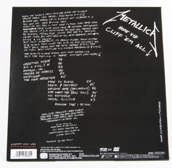 Metallica Cliff'Em All, Polygram japan, LD 12"