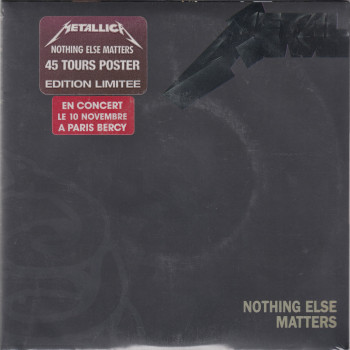 Metallica Nothing Else Matters, Vertigo/Phonogram france, 7"