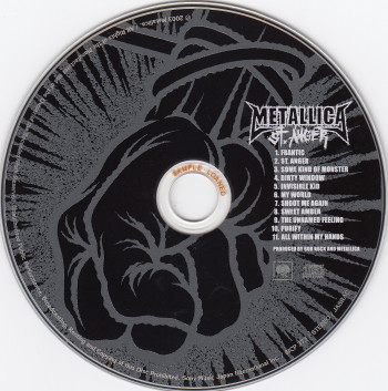 Metallica St Anger, Sony japan, CD Promo