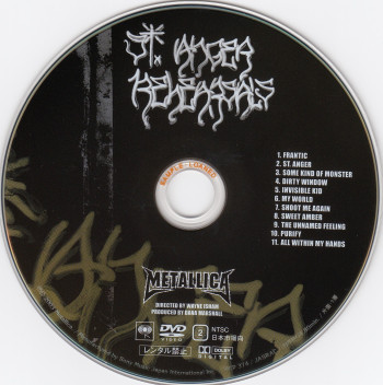 Metallica St Anger, Sony japan, CD Promo