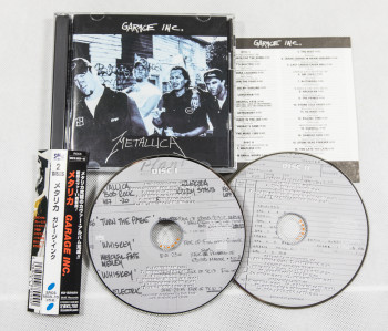 Metallica Garage Inc., SME japan, CD Promo