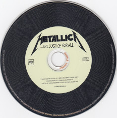 Metallica ...And Justice For All, Sony japan, CD Promo