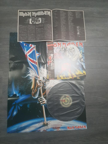 Iron Maiden The Number Of The Beast, EMI japan, LP