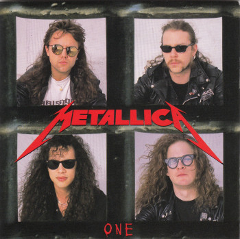 Metallica One, CBS/Sony japan, CD red Promo
