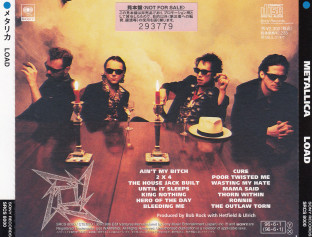 Metallica Load, Sony japan, CD Promo