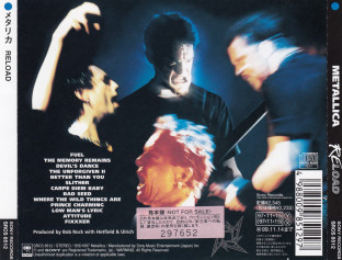 Metallica Reload, Sony japan, CD Promo